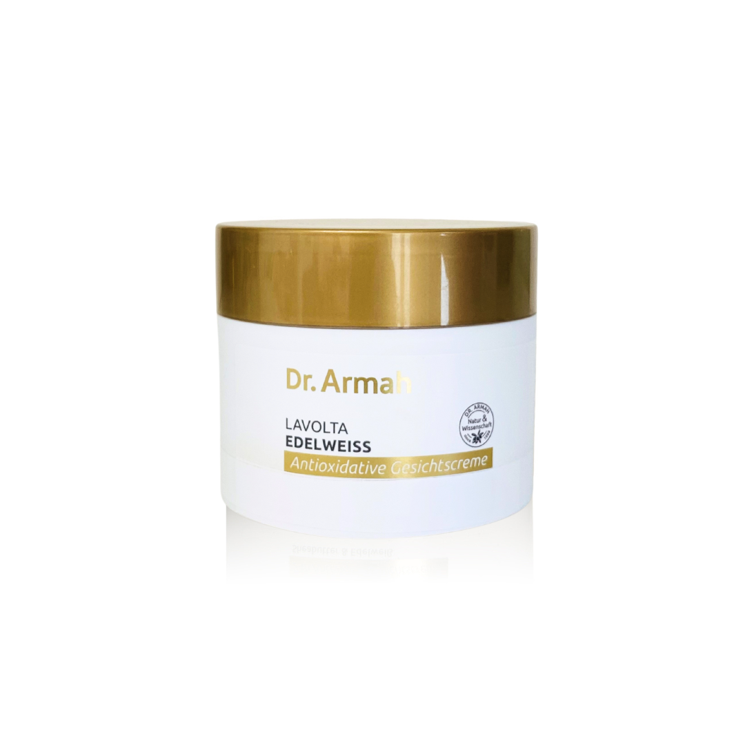 D. Armah Lavolta Edelweiss antioxidative Gesichtscreme mit Sheabutter und Vitamin E