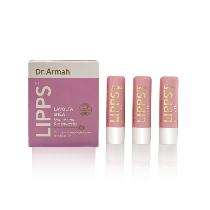 Dr. Armah Lavolta Damascena Rosenwachs Lippenpflegestift