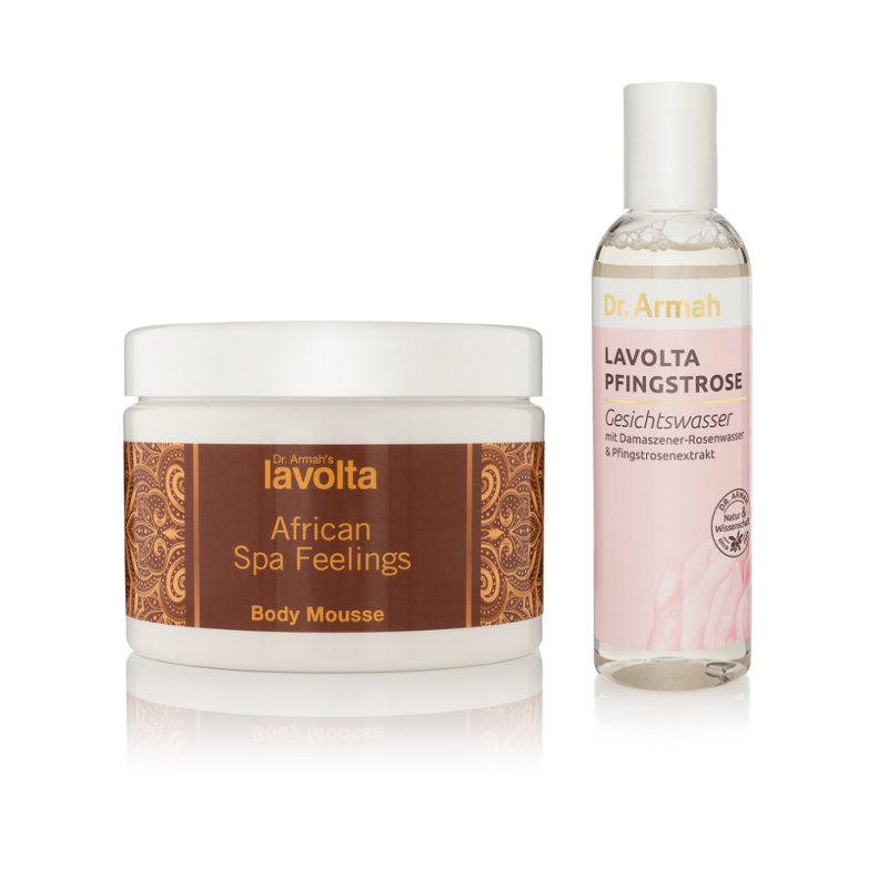 Dr. Armah - Lavolta - Set Spa Feelings Body Mousse + Pfingstrose Gesichtswasser